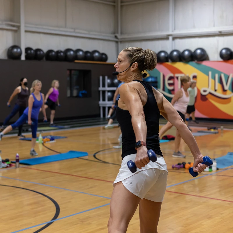 Harbor Athletic Group Exercise Floor